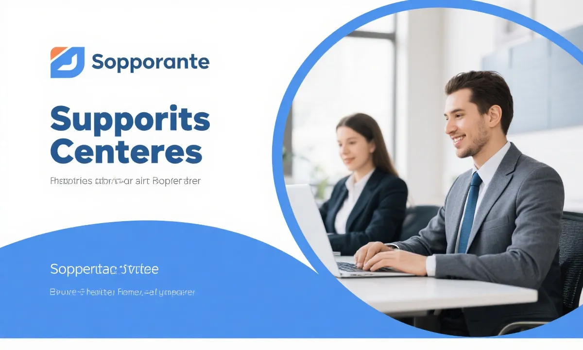 客服支持中心示意图